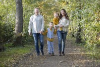 Familie billede familiefoto efterår Fotograf Janne Haslund
