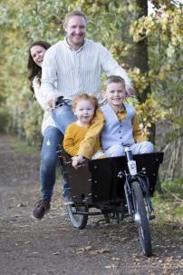 Familie billede familiefoto efterår Fotograf Janne Haslund