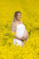 Gravid billeder rapsmark Fotograf Janne Haslund