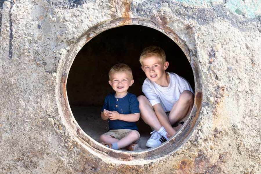 børnefoto søskende Fotograf Janne Haslund