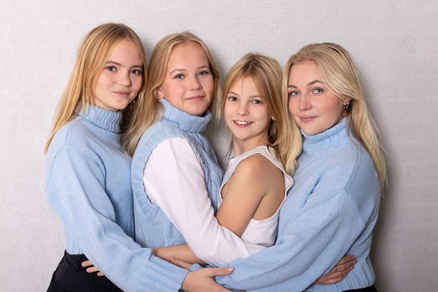 Familie billede familiefoto Fotograf Janne Haslund